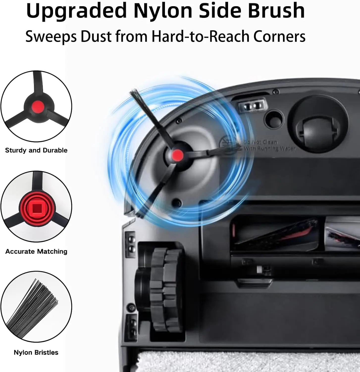 Replacement Parts for Eufy C28 Omni / Eufy C28 Robot Vacuum Cleaner Accessories Main Side Brush HEPA Filter Dust Bag Mop Rollers view 5