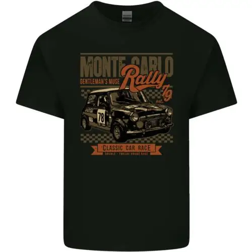 Monte Carlo Rally 79 Mini Car Enthusiast Mens Cotton T-Shirt Tee Top