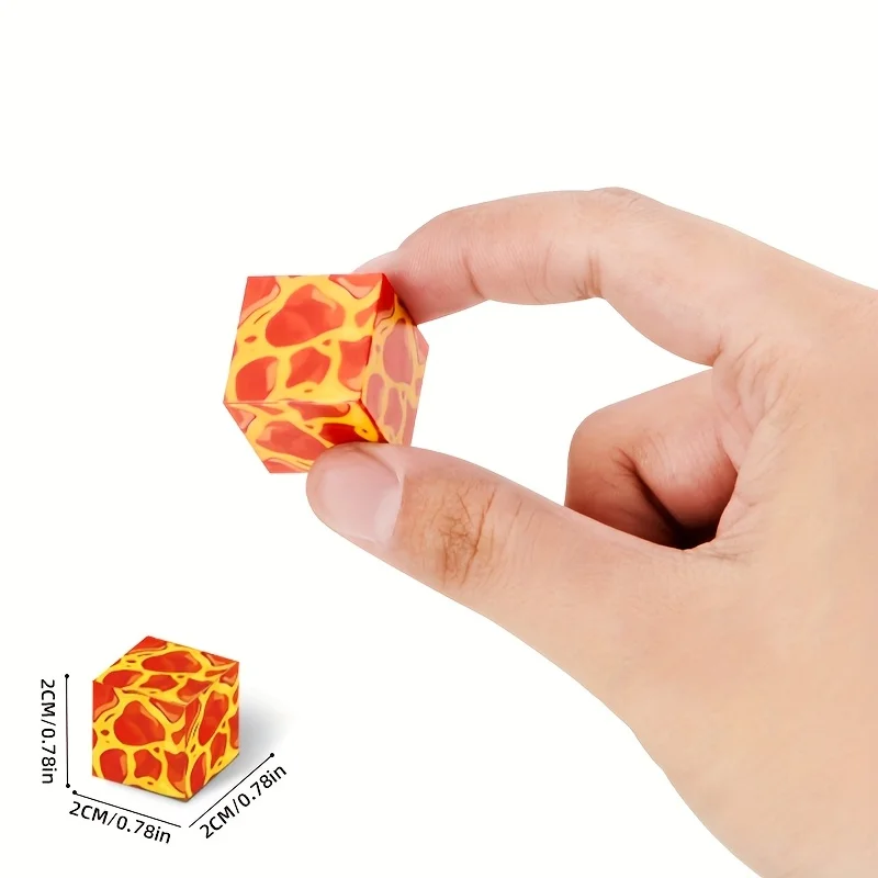 مجموعة مكعبات بناء مغناطيسية مكونة من 100 قطعة لتزيين المنزل الإبداعي هدية مثالية لعيد الميلاد مجموعات بناء بلاستيكية متعددة الألوان