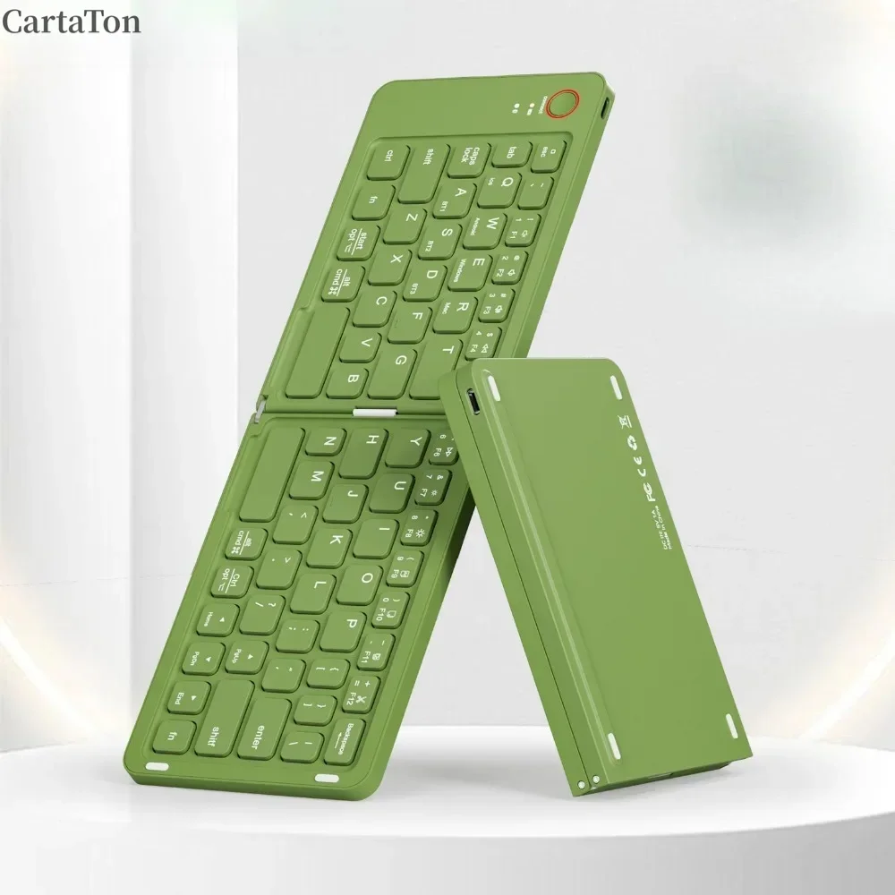 Portable Wireless  BT Foldable Keyboard for IOS/Android/Windows Tablet Mobile Phone Portable Keyboard Computer Accessories