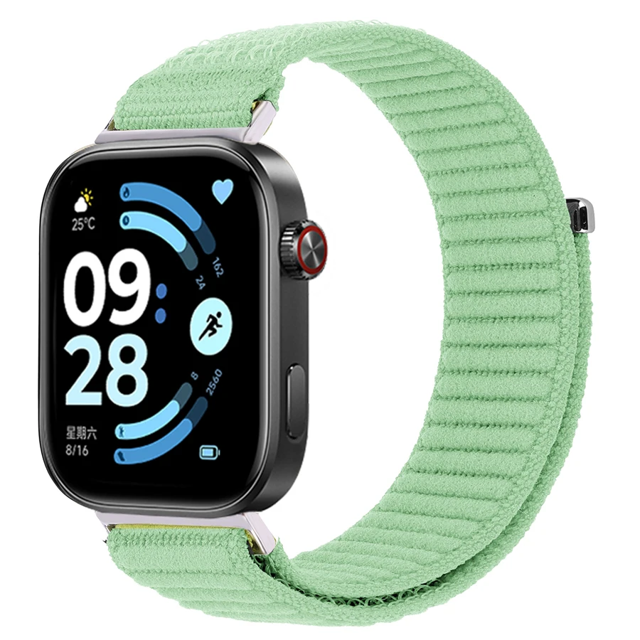 Nylon Loop Band voor Redmi Watch 4 5 6 Bandje Verstelbare Sport Vervangende Correa Armband voor Xiaomi Mi Band 10/9/8 Pro Bandje