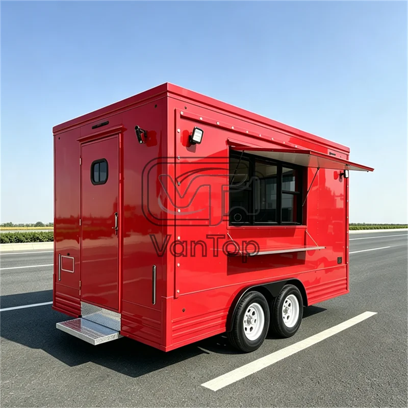 Food Concession Trailer Mobile Vendor Truck Food Service Kitchen Custom Catering Trailer for Sale