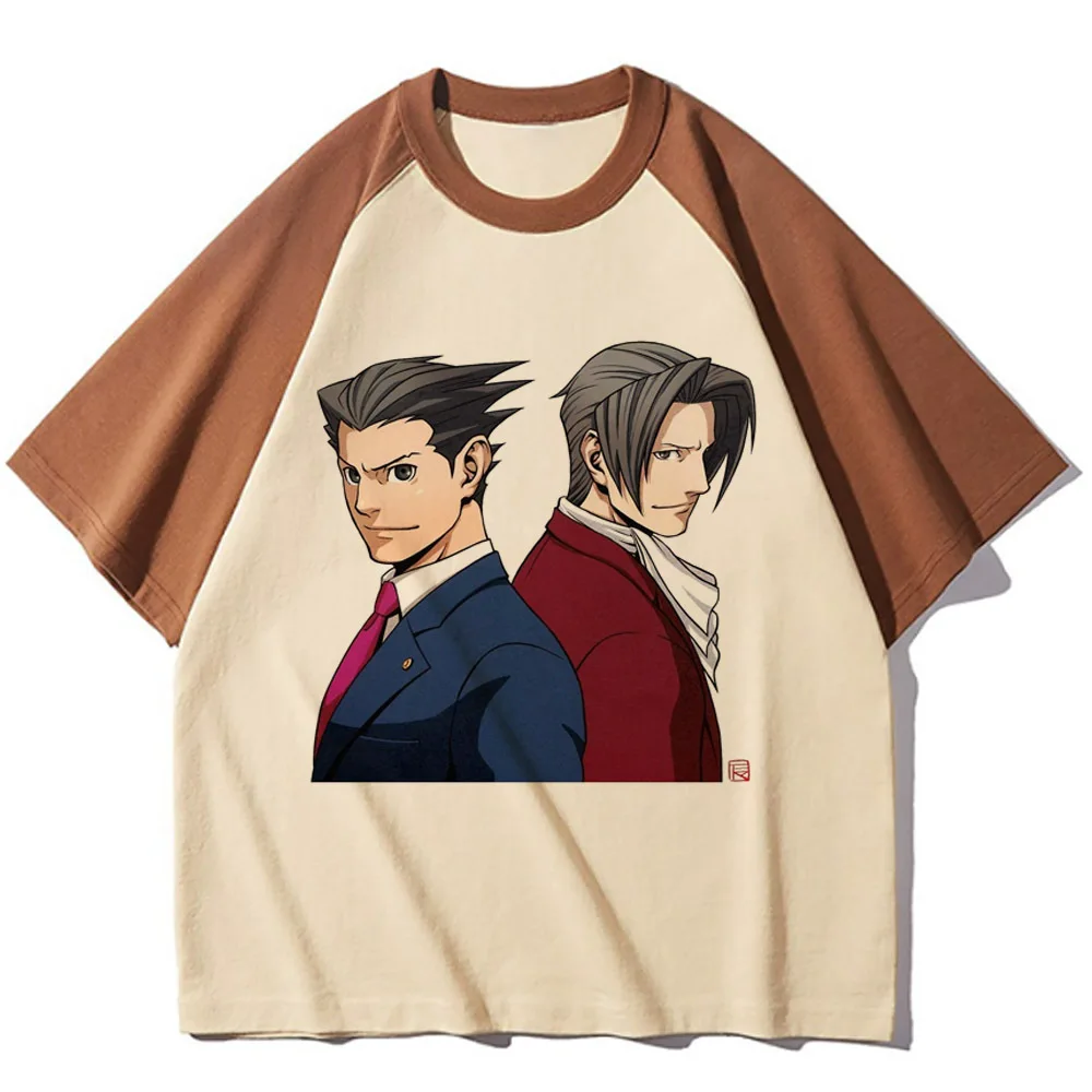 Ace Attorney Tee women graphic tee summer manga top female anime clothing