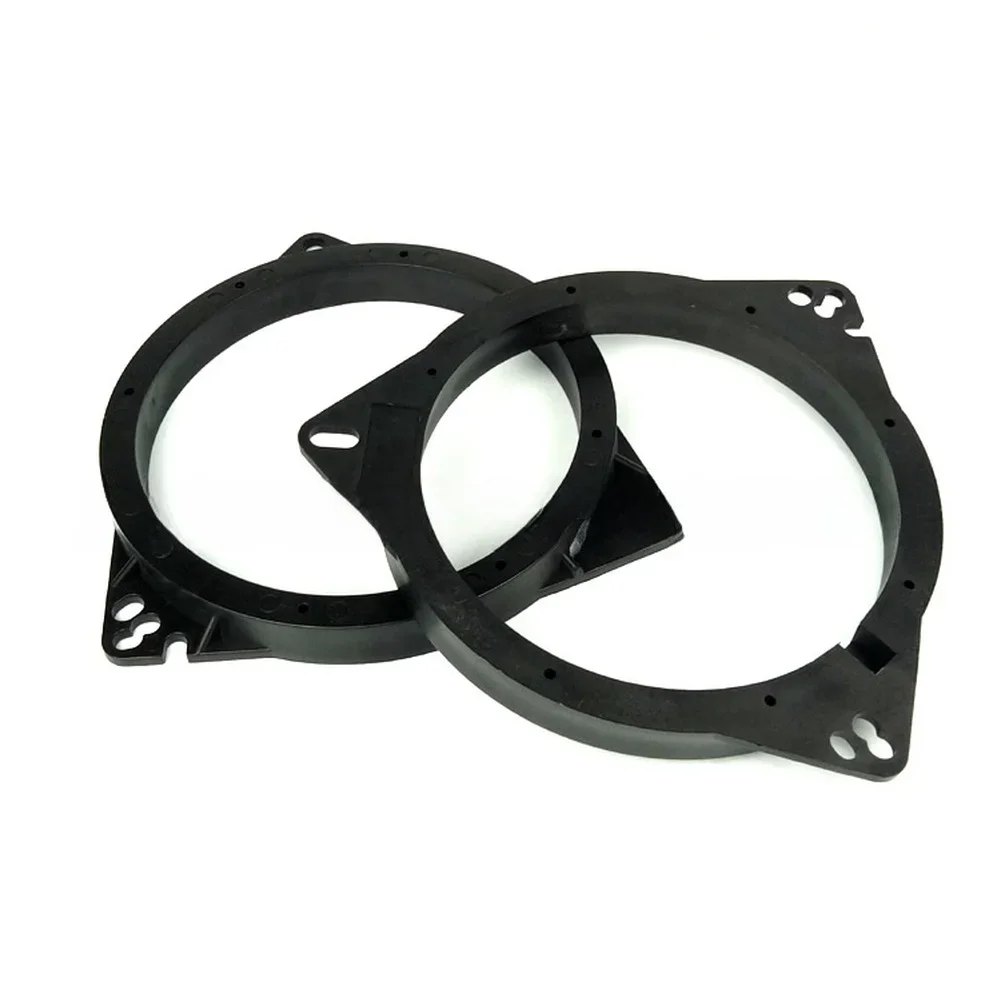Automotive Door Gasket Black 6.5in Speaker Spacer ABS Plastic Construction Solid Plastic Construction Front And Rear Door Fit