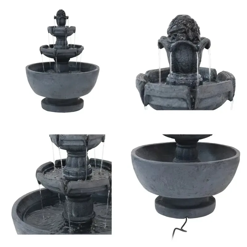 for Natural Stone Hand Carved Modern Waterfall Fountain Outdoor Decoration Durable Easy to Install