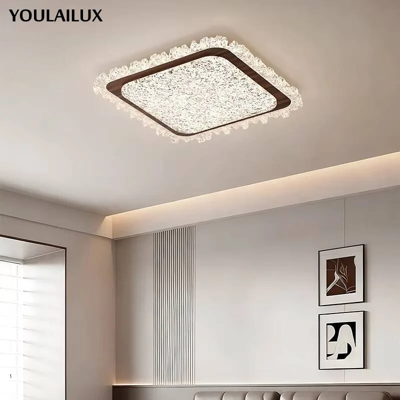Light Luxury Led Chandelier Minimalist High-end Hotel Guest Room Bedroom Study Ceiling Light Modern Home Interior Lighting Lamps