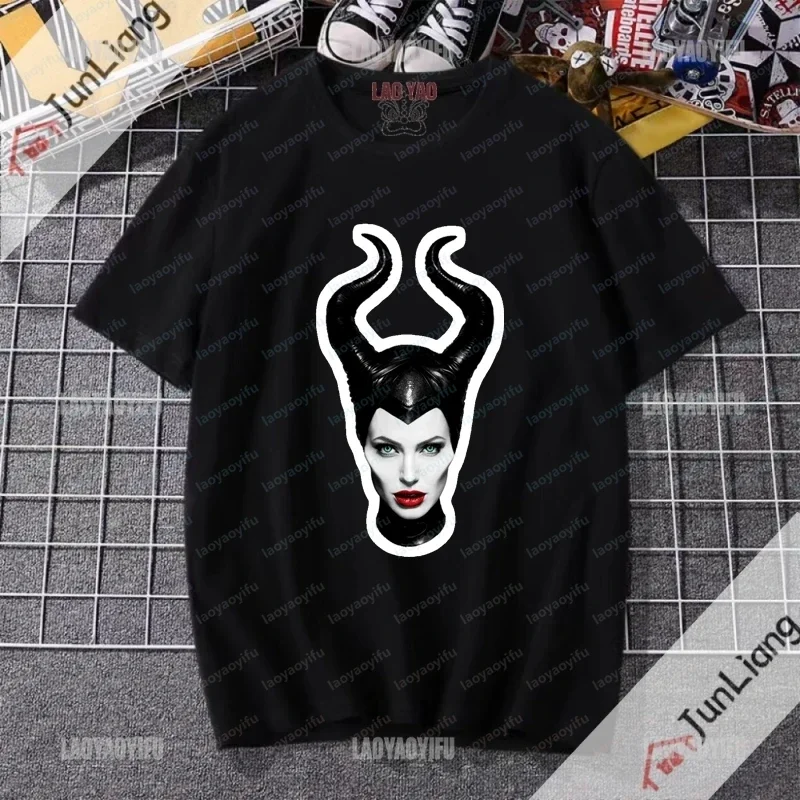 Sex Goddess Women's T-shirt Actors Angelina Jolie Sportswear Man Men's Clothing Harajuku Streetwear Tops Kpop Goth Cotton Tee
