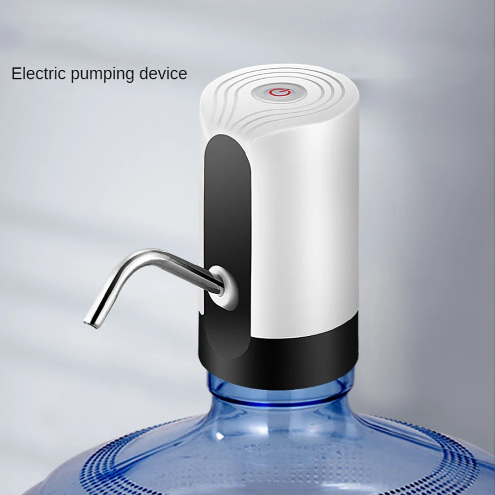 Distributeur de bouteille d'eau électrique portable, pompe à bouteille d'eau automatique, universel, bouteille de 5 gallons, bureau à domicile, noir