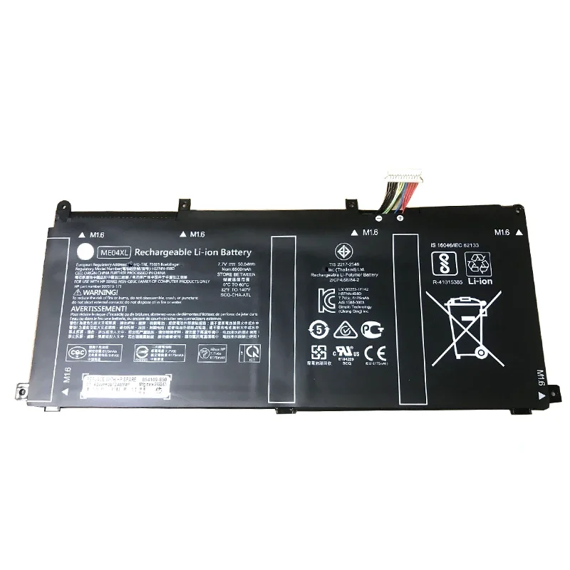 LMDTK New ME04XL 7.7V 50.04WH Laptop Battery For HP ELITE x2 1013 G3 HSTNN-IB8D 937519-1C1 937434-855 937519-171 Notebook