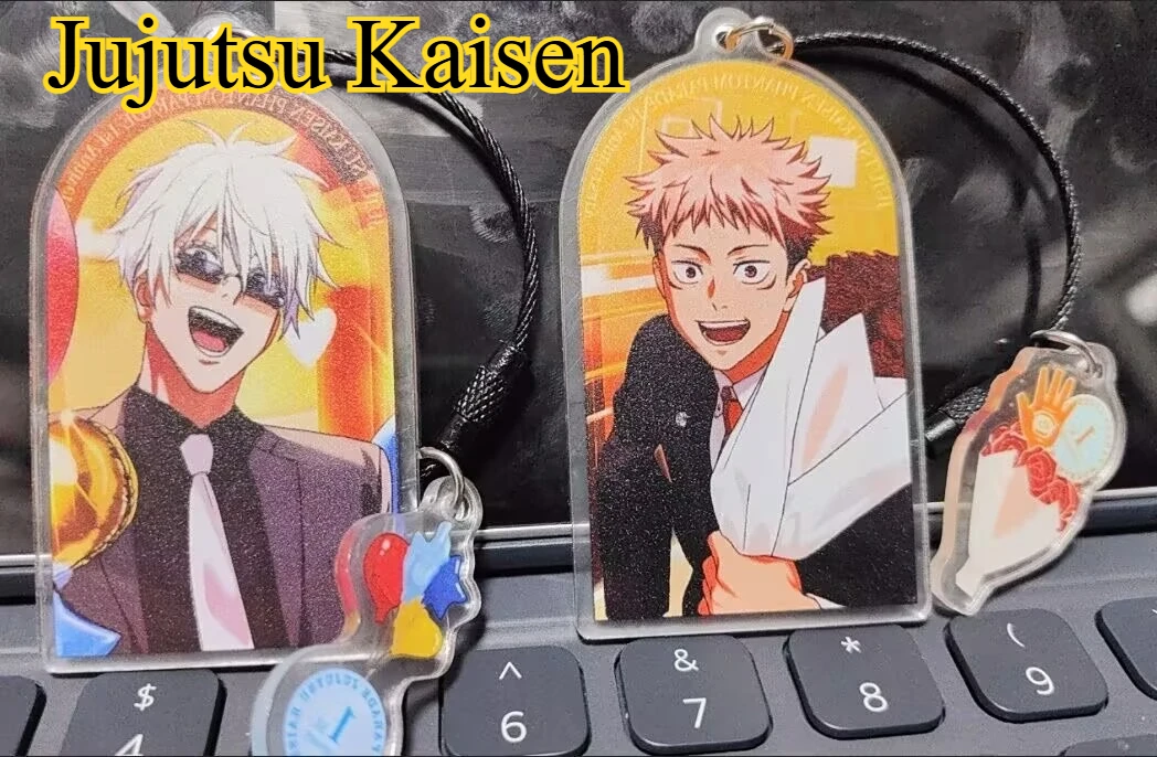 

Новые акриловые брелки "Jujutsu Kaisen", "Satoru Gojo", и "Yuji Itadori" с подвеской-рюкзак с высоким эстетическим уровнем