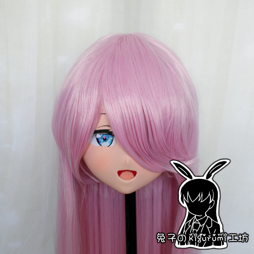 (RB6525)Quality Handmade Female Resin Cosplay Japanese Role Anime Kigurumi Crossdress Doll Transgender Mask