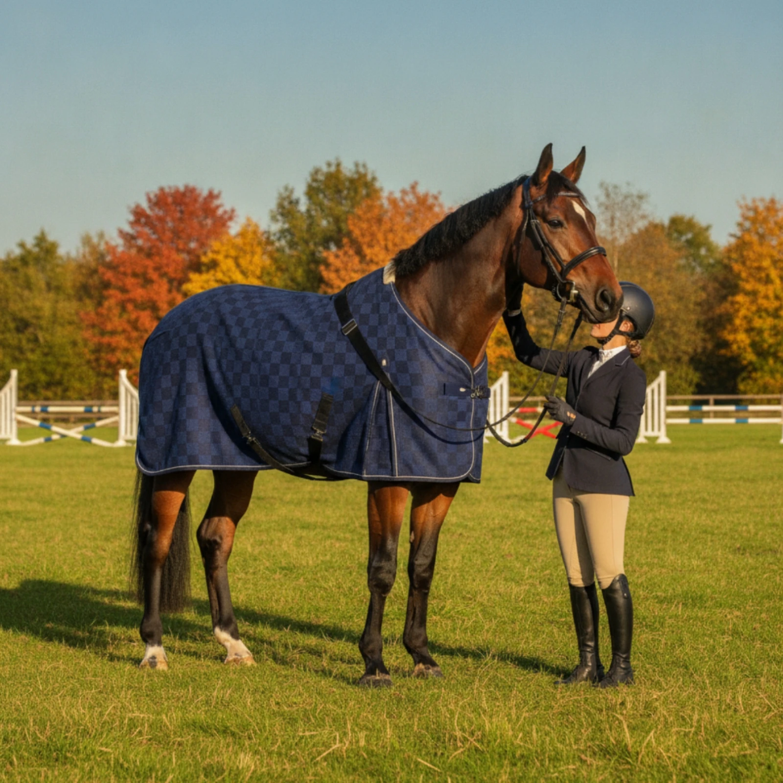 Horse Blanket Strap Pair Black Horse Blanket Strap Equestrian Gear Hook Fasteners Universal Fit
