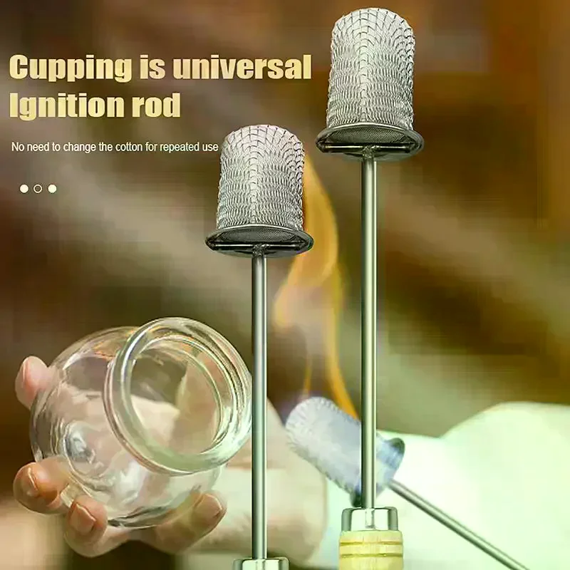 Cupping Ignition Stick Massaging Supplies Cotton Core Igniter Massage Fire Rods Tools Traditional Chinese Medicine Accessories