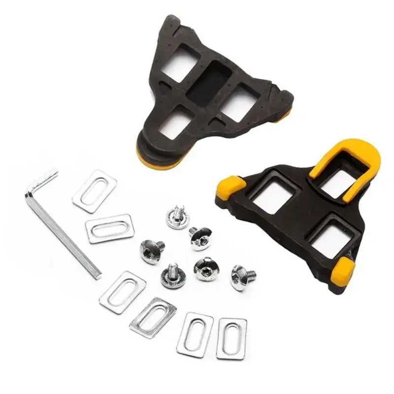 Road Bike SPD-SL Cleats, 6 Degree Float Locking Cycling Pedal Cleats, Compatible with SPD-SL System Cycling Shoes view 6