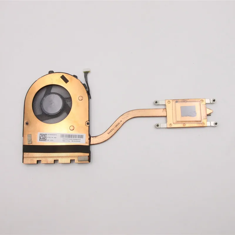 Imagem -02 - Original Uma Cpu Cooler Ventilador de Refrigeração do Dissipador Calor para Lenovo Thinkpad E490 E590 Portátil Fru 02dl824 02dl825 Novo