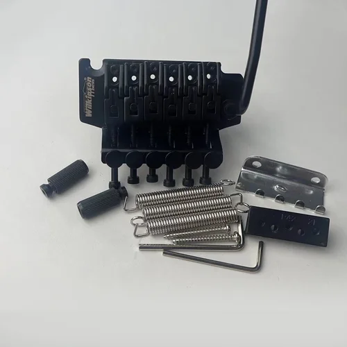 Imagen 2 del producto Wilkinson WODL1 Guitarra eléctrica de 6 cuerdas Sistema de trémolo de doble bloqueo Puente 42 mm Tuerca R2 Negro