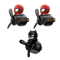 Disney Spiderman Batman Car Mounted Aromatherapy Air Outlet Decoration Interior Decoration Cartoon Decor Auto Accessorie Gifts