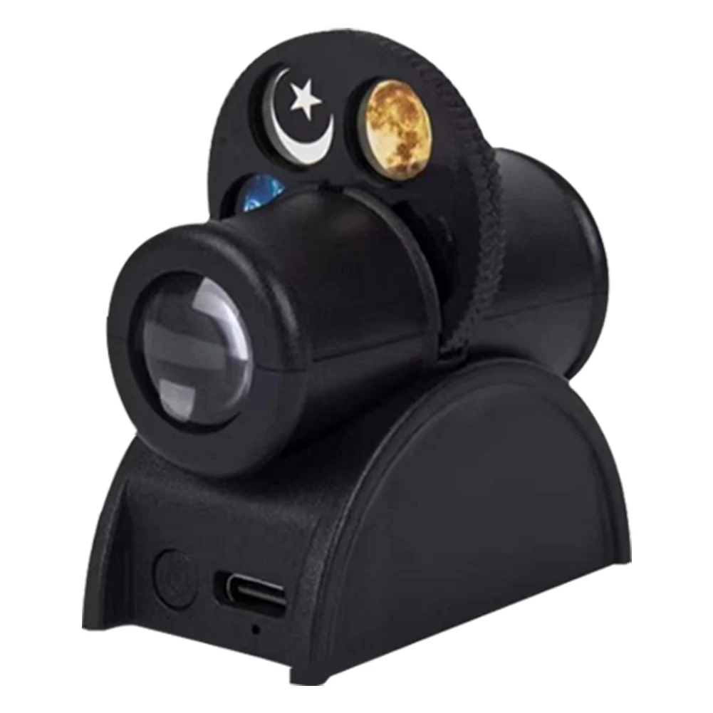 Star Planet โปรเจคเตอร์ Earth Moon Projection Lamp USB ชาร์จพื้นหลังบรรยากาศ LED Night Light สําหรับงานปาร์ตี้วันเกิดตกแต่ง