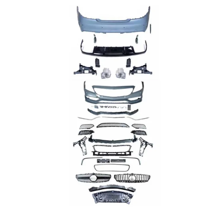 

Дамии заводские продажи автомобильный бампер задний диффузор решетка обвесы комплекты для Mercedes Benz CLS Class W218 C218 2011-2014