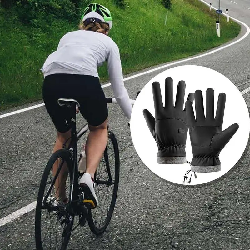 Guantes Térmicos gruesos, manoplas antideslizantes de Palma, impermeables, a prueba de viento, para esquí y ciclismo