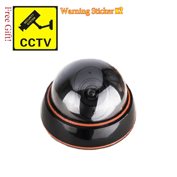 4 Telecamere Fittizie A Cupola Con LED Lampeggiante, Impermeabili IP65, Per Interni Ed Esterni, Effetto Deterrente Realistico
