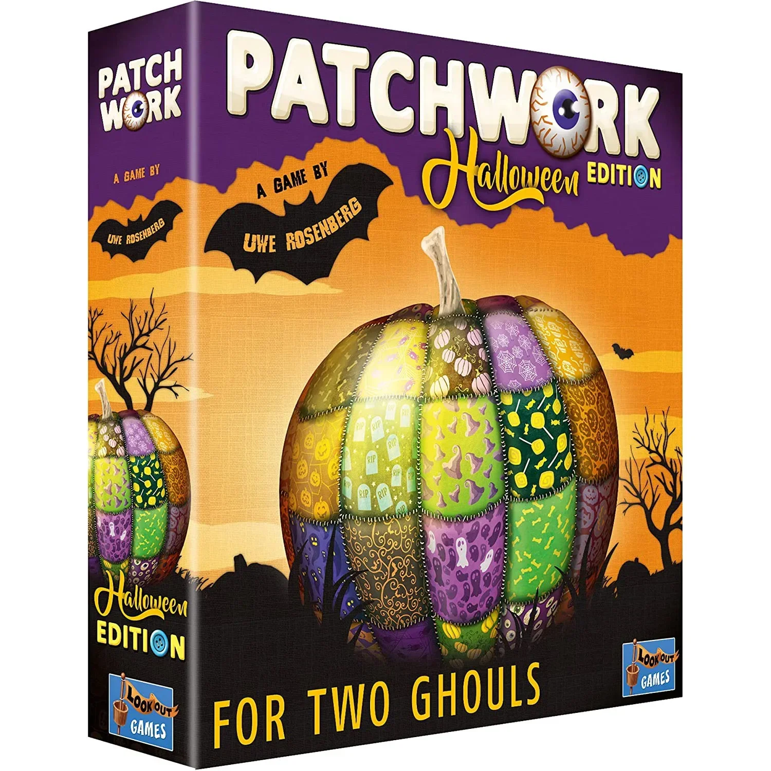 Patchwork Halloween Board Game for Two Players | Strategy Board Game | Perfect for Halloween Night