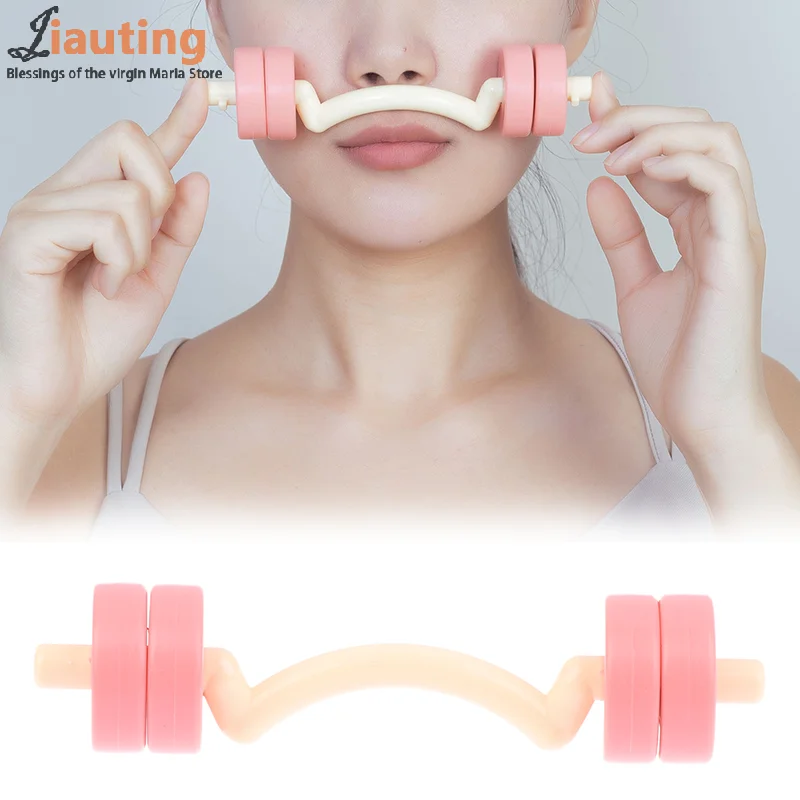 Face Mouth Exerciser Barbell Design Face Trainer Tool Breathing Device Lift V Face Skin Tightening Face Breathing Exerciser