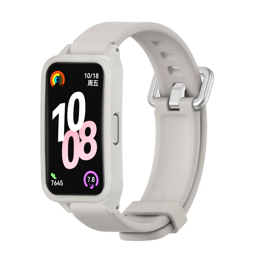 화웨이 밴드 10 9 8 스마트 팔찌 14mm 커넥터 손목 밴드 DIY 하프 팩 프레임 쉘에 대한 보호 케이스