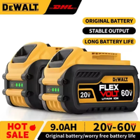 Original Dewalt 20V 6.0AH5.018650 Rechargeable Lithium Battery Suitable DCB184 DCB206DCB205DCB200 DCB609 Dewalt Battery 20V-60V