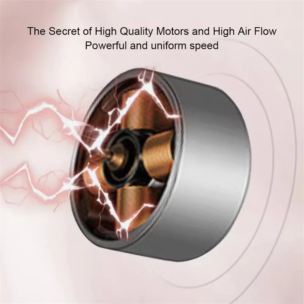 Noise Free Rechargeable Mini Fan For Silent Cooling Experience Lightweight Portable Mini Pocket Fan white ﻿ ﻿ ﻿ image 4