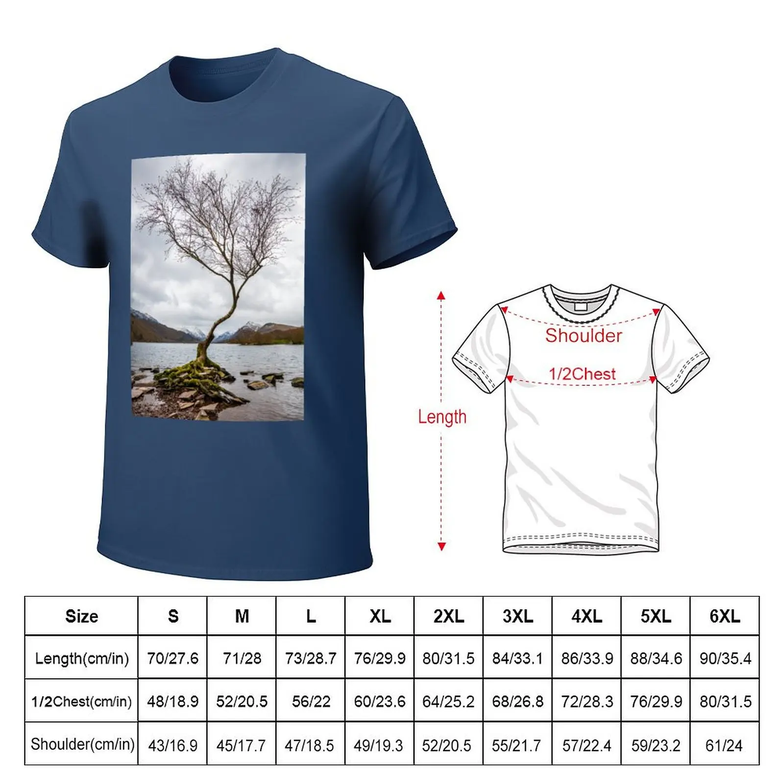 Winter in Snowdonia, Wales T-Shirt sublime new edition men graphic t shirts