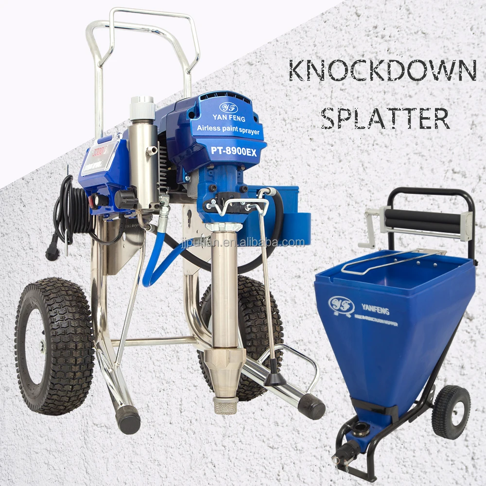 เครื่องพ่นสีระบบไร้อากาศ PT8900EX กำลังสูง เหมาะสำหรับพ่นสีโป๊ว สีน้ำยาง และวัสดุหนัก