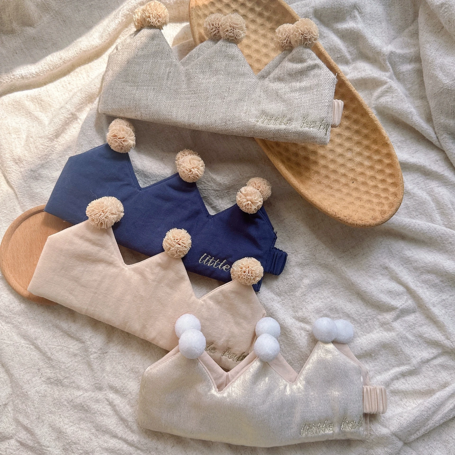 Baby Crown Headbands Girls Turban Princess Elastic Hair Bands for Newborn Kids Hair Accessories Children Birthday Party Gift