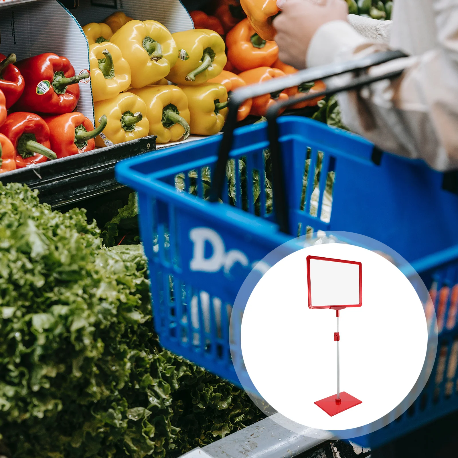 1 قطعة A4 ملصق عرض موقف قابل للتعديل ارتفاع حامل علامة شفافة قوس الإعلان لمكتب مطعم الأعمال #2