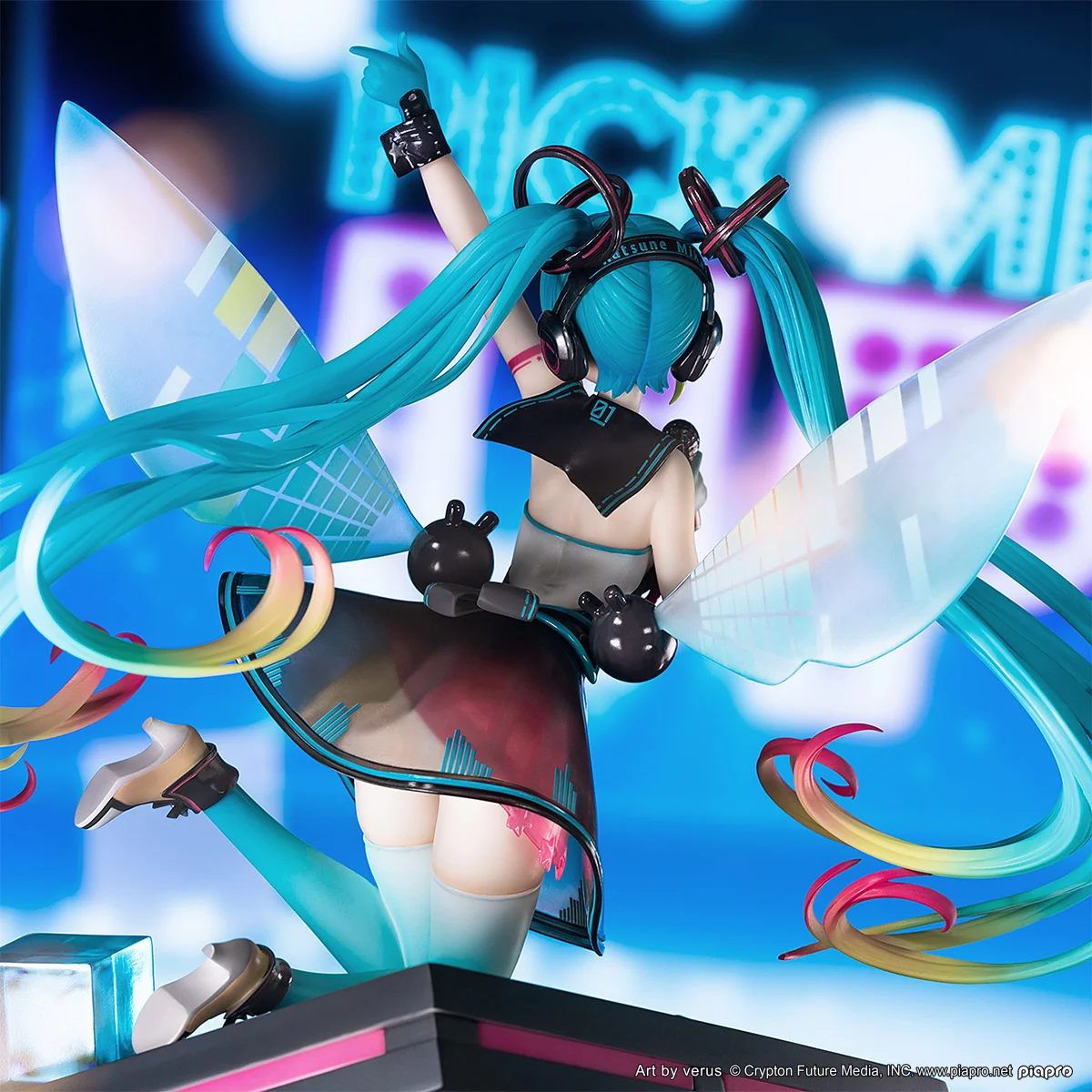 Stock Original Genuine Hatsune Miku APEX TOYS Pick Me Up Piapro Characters 24CM PVC Action Anime Figure Model Toys Doll Gift