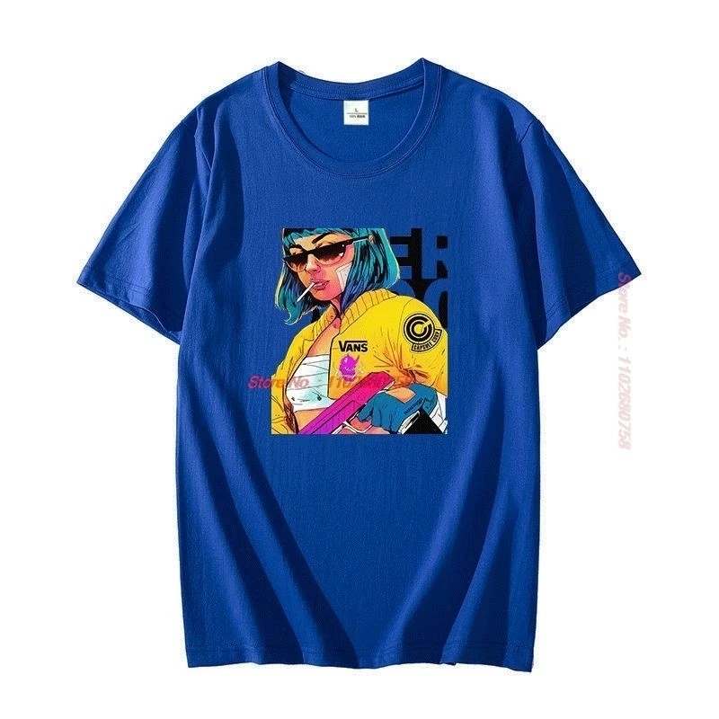 Bad Ass Girl Female Gunner Fashion Graphic T Shirts Big Size Short Sleeve T Shirt Summer High Quality Cotton Mens Print T Shirt