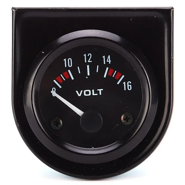 Car instrument modified black pointer voltmeter to measure 8-16V personalized pointer voltmeter