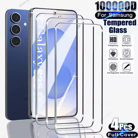 4PCS HD Tempered Glass For Samsung Galaxy S25 FE S20FE S23 FE S21 FE S24 FE Screen protector For Samsung Galaxy S24 S25 FE Glass