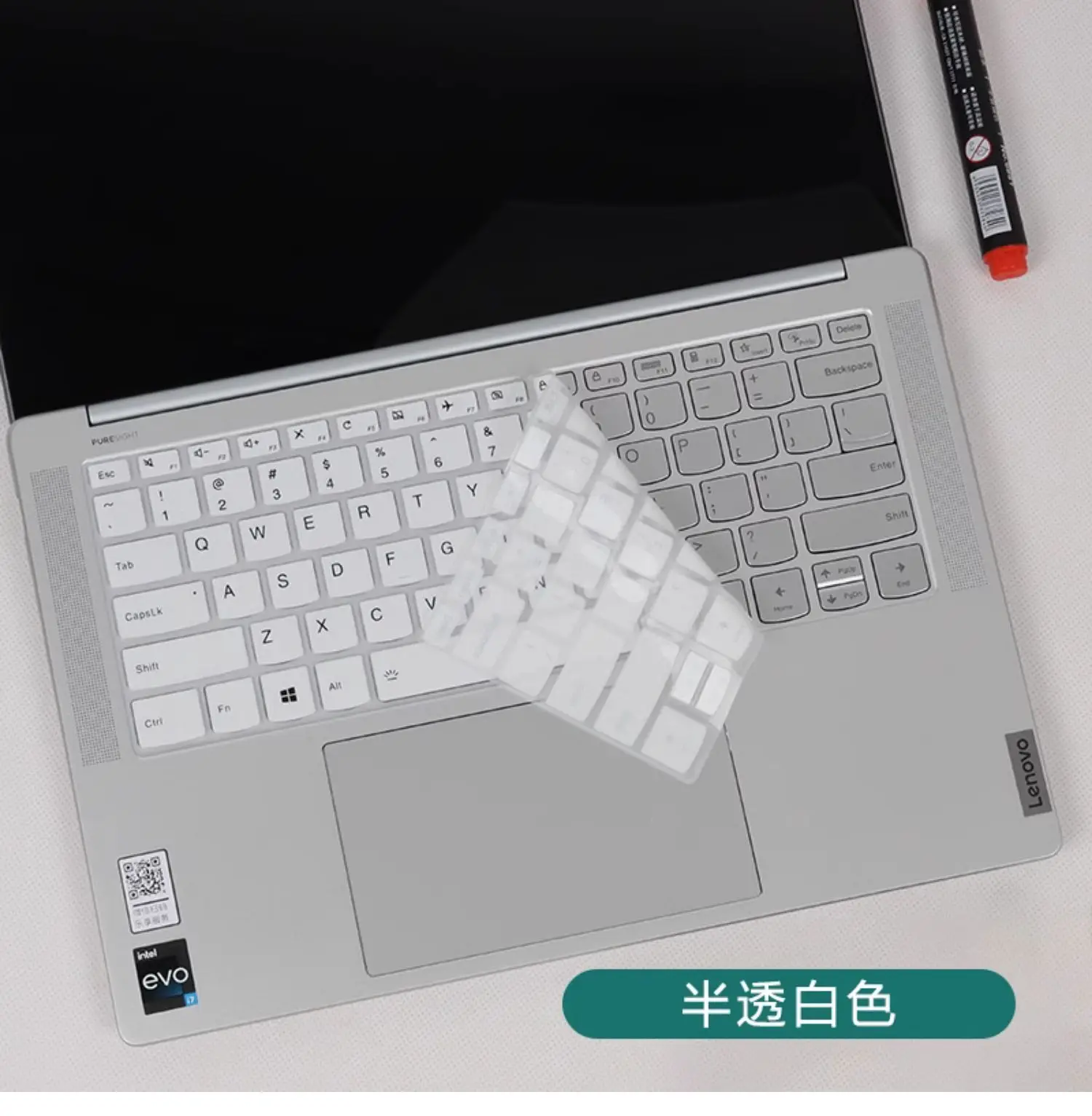 Silicone Laptop keyboard cover Skin for Lenovo Yoga Air 14s 2023 / LENOVO Yoga Pro 14s 2023 / LENOVO Slim Pro 7 Gen 8 2023