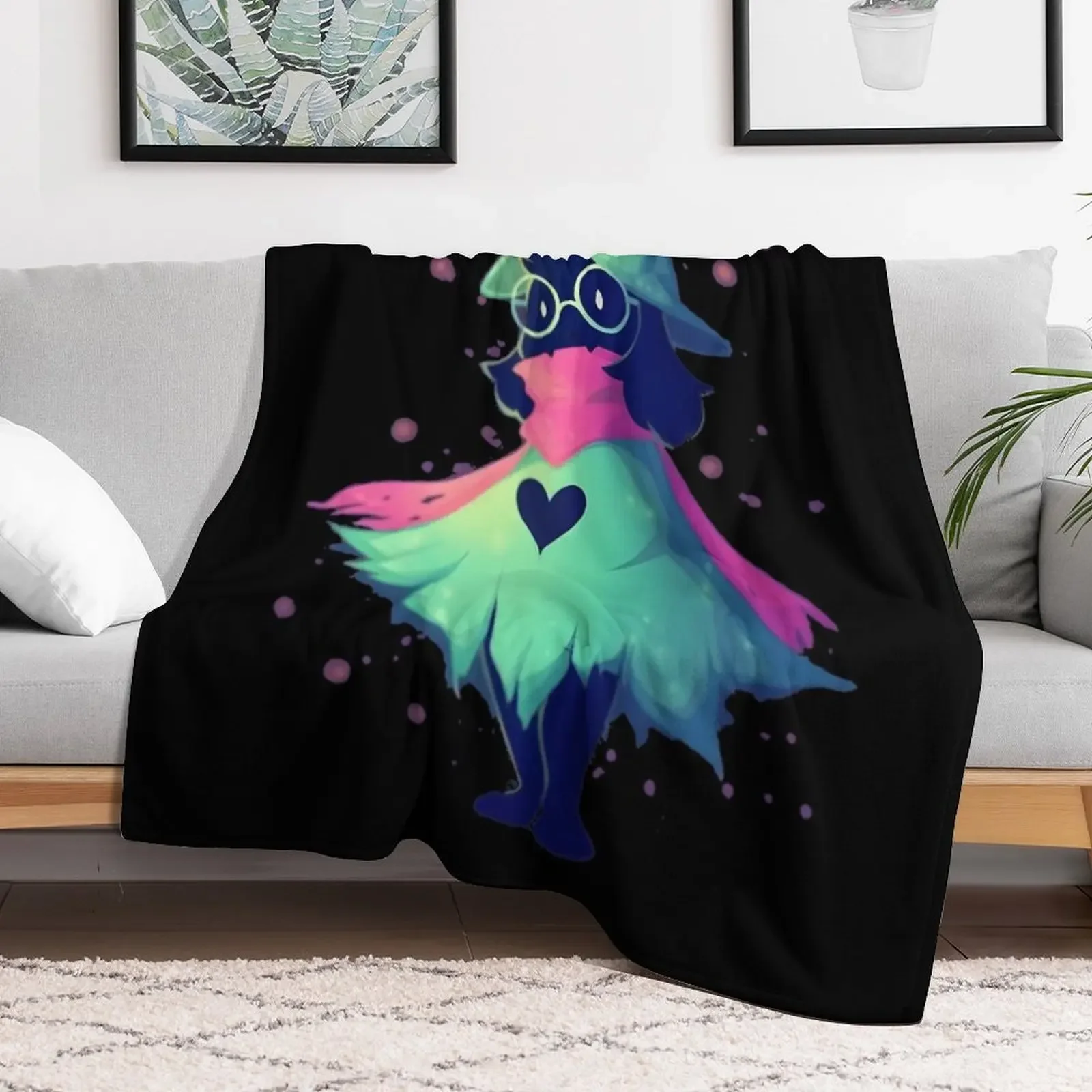 DELTARUNE RALSEI Classic Throw Blanket Hairy Decorative Sofa anime Decorative Throw Blankets