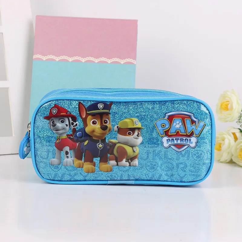 Cute Paw Patrol Pencil Cases Cartoon Chase Skye Pvc Stationery Box Penc Bags Student School Supplies Gift