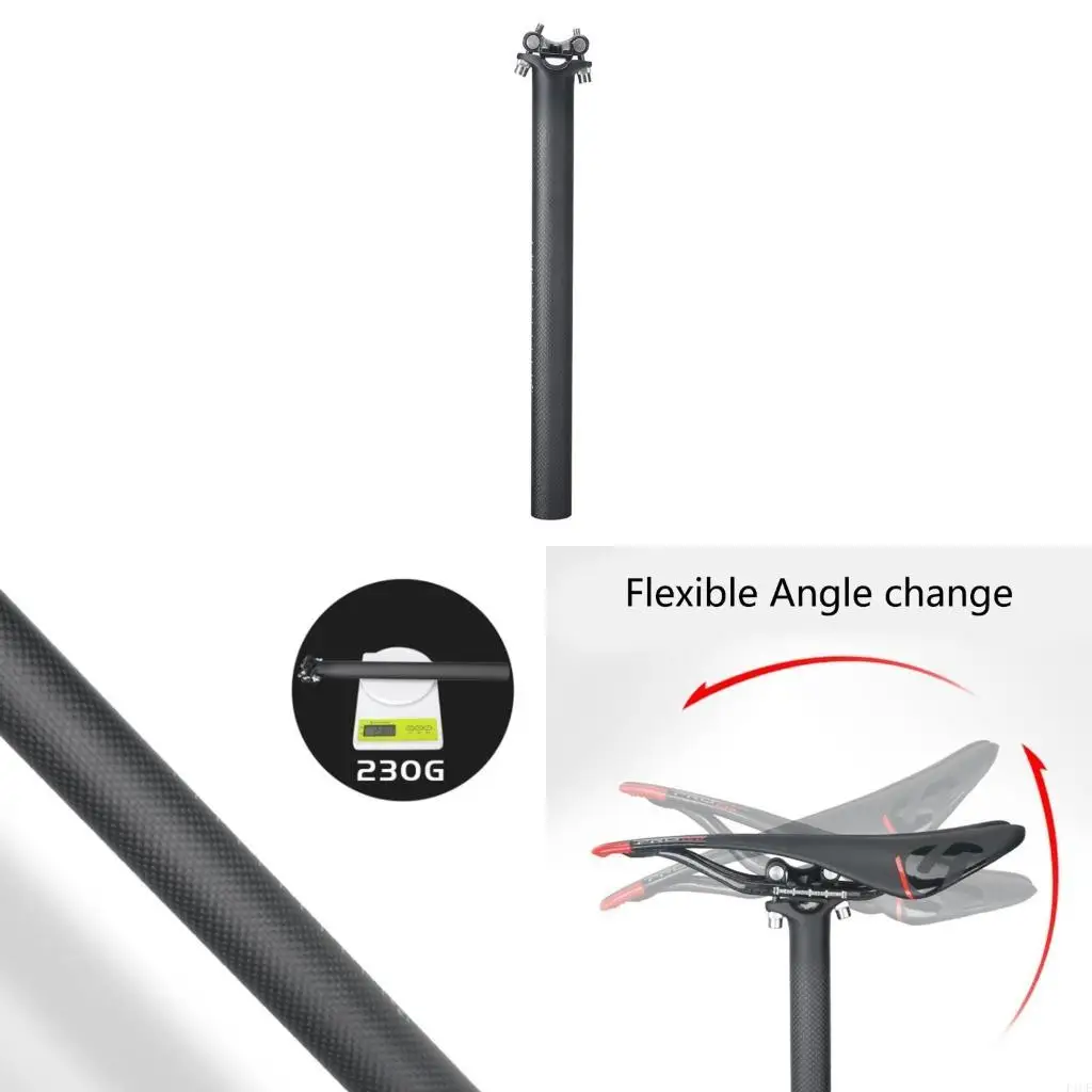 

Bicycles Seats Tube Replacement Bicycles Seatpost with Adjustable Clamp for Bike