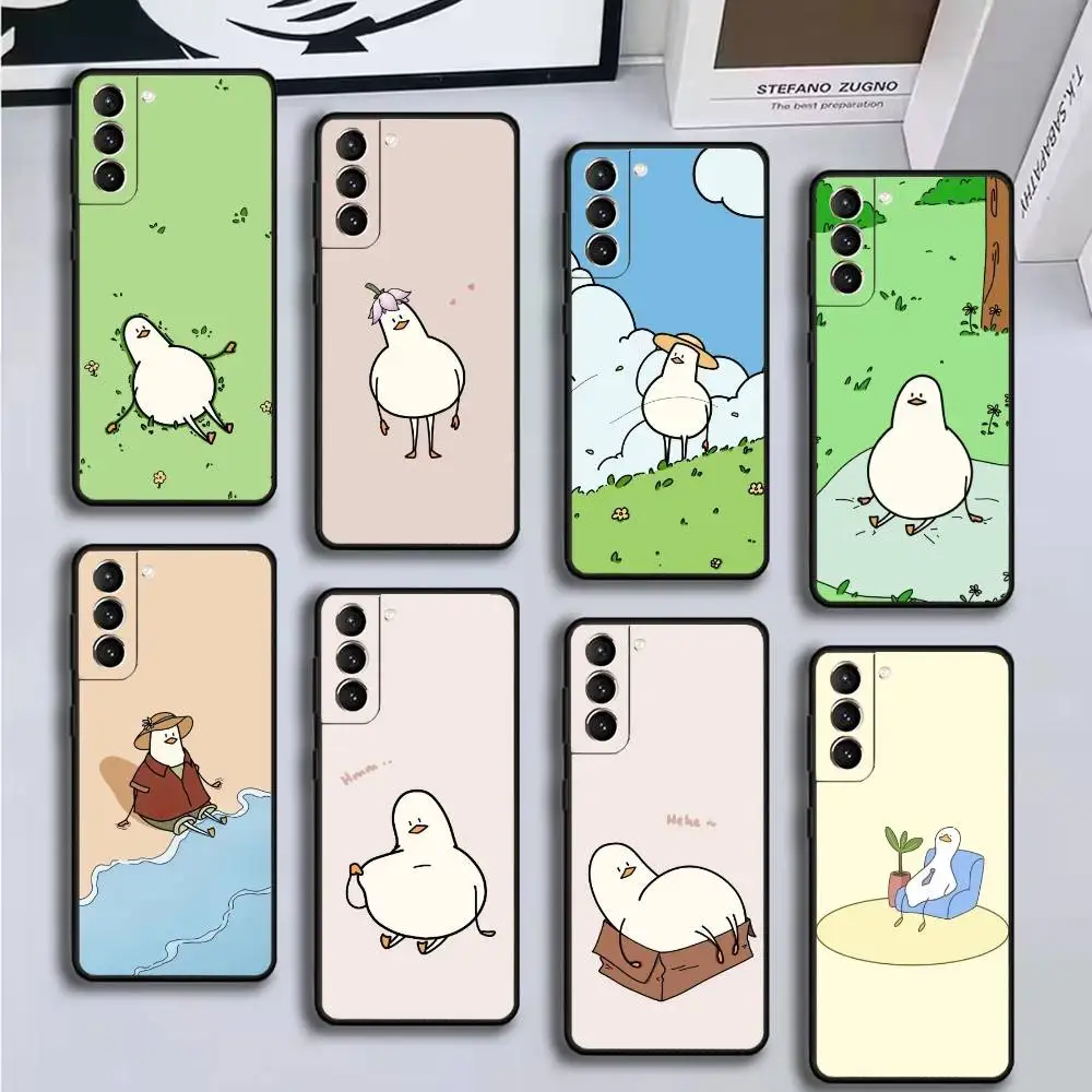 

Relax dove Phone Case For Samsung GalaxyA13,21s,22,31,32,52,53,71,72,73,Soft Black Cover