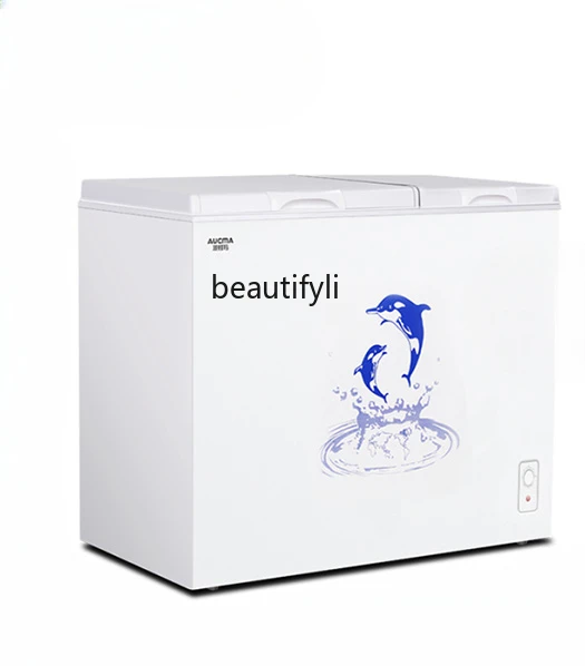 

Household top door double temperature freezer refrigeration and fresh-keeping and freezing dual-purpose