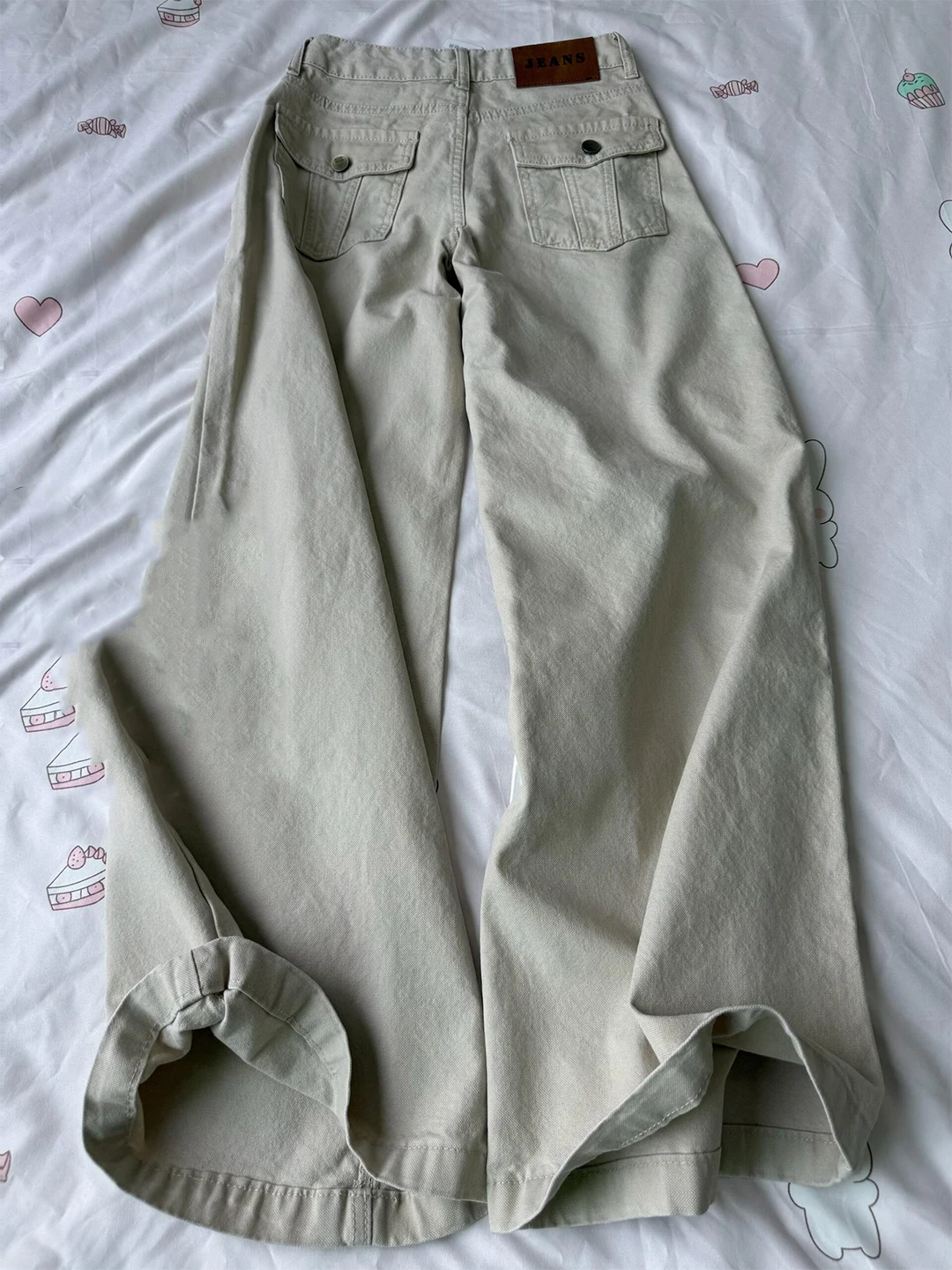 

High Waist Wide Leg Denim Jeans Women's Slimming Floor Length Straight Cut Trousers Vintage Light Tawny Color Summer New Arrival