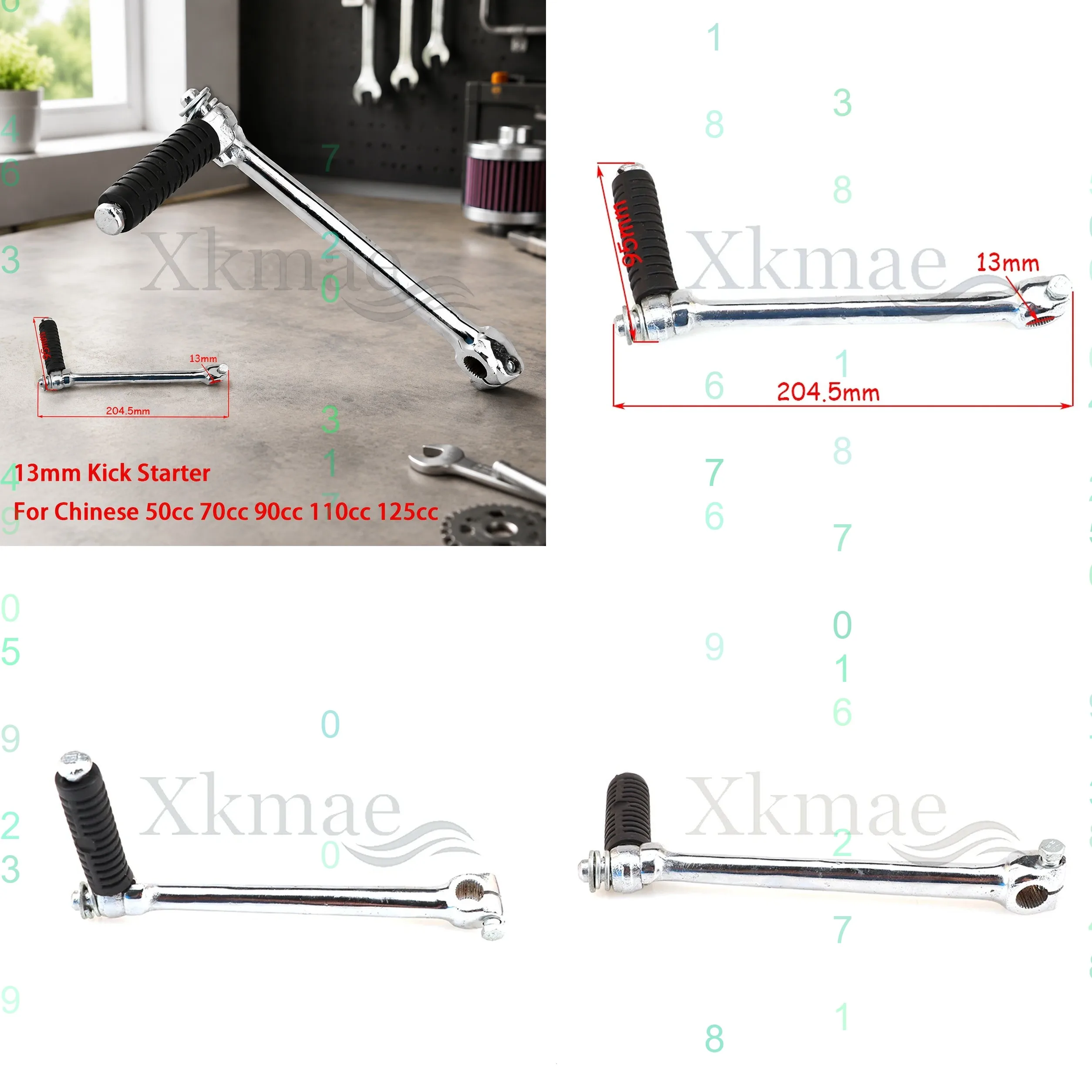 Motorcycle 13mm Kick Start Starter Shifter Lever For PW80 PY80 PW PY 80 PEEWEE Z50A CT70 CT90 Dirt Bike parts