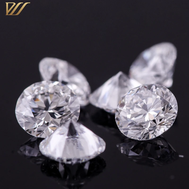 Provence Melee Diamonds DEF VVS-VS Round 2.5-4.5mm Lab Grown Diamond Melee Loose Stone for Jewelry Making wholesale factory