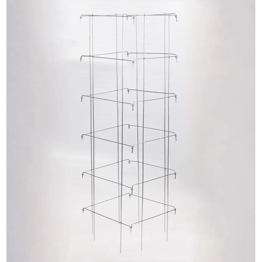 

Среднегабаритные опоры для томатов (3 шт.) для поддержки растений в саду, 14 x 14 x 48 дюймов, сделано в США. Для здорового роста и повышения урожайности.