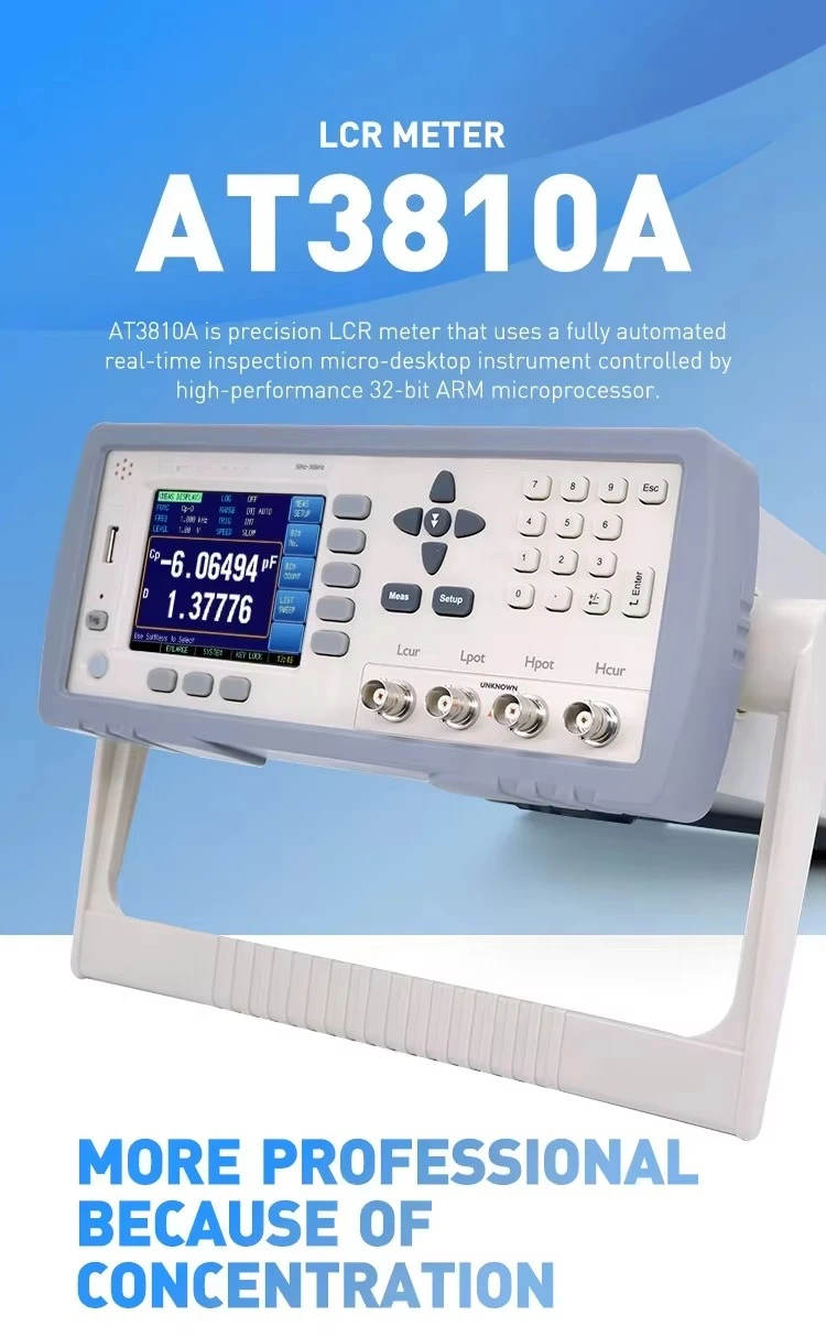 

AT3810A precision LCR instrument, 20kHz test instrument