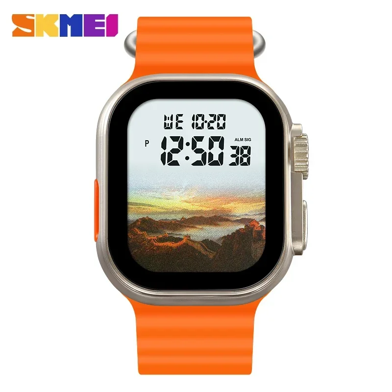 SKMEI 2249 Luxury Student Boy Girl LED Digital Sports Watch for Men Women Waterproof Date Wristwatches Alarm Clock Montre Homme